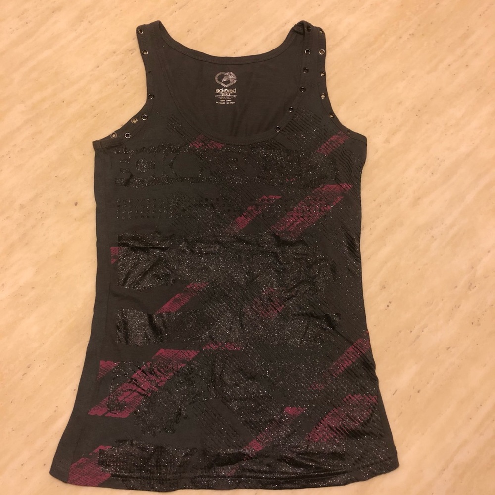 New EckoRed Black Logo Printed Tank S